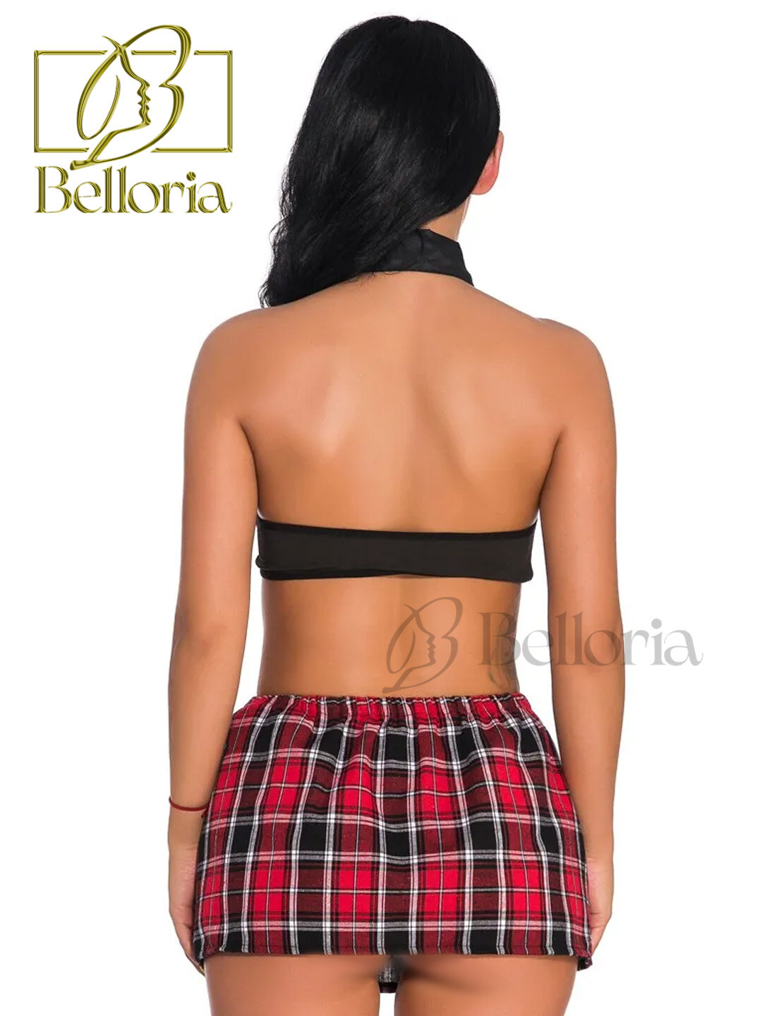 Пеньюар  1, размер стандарт, красно-синий — фото 1