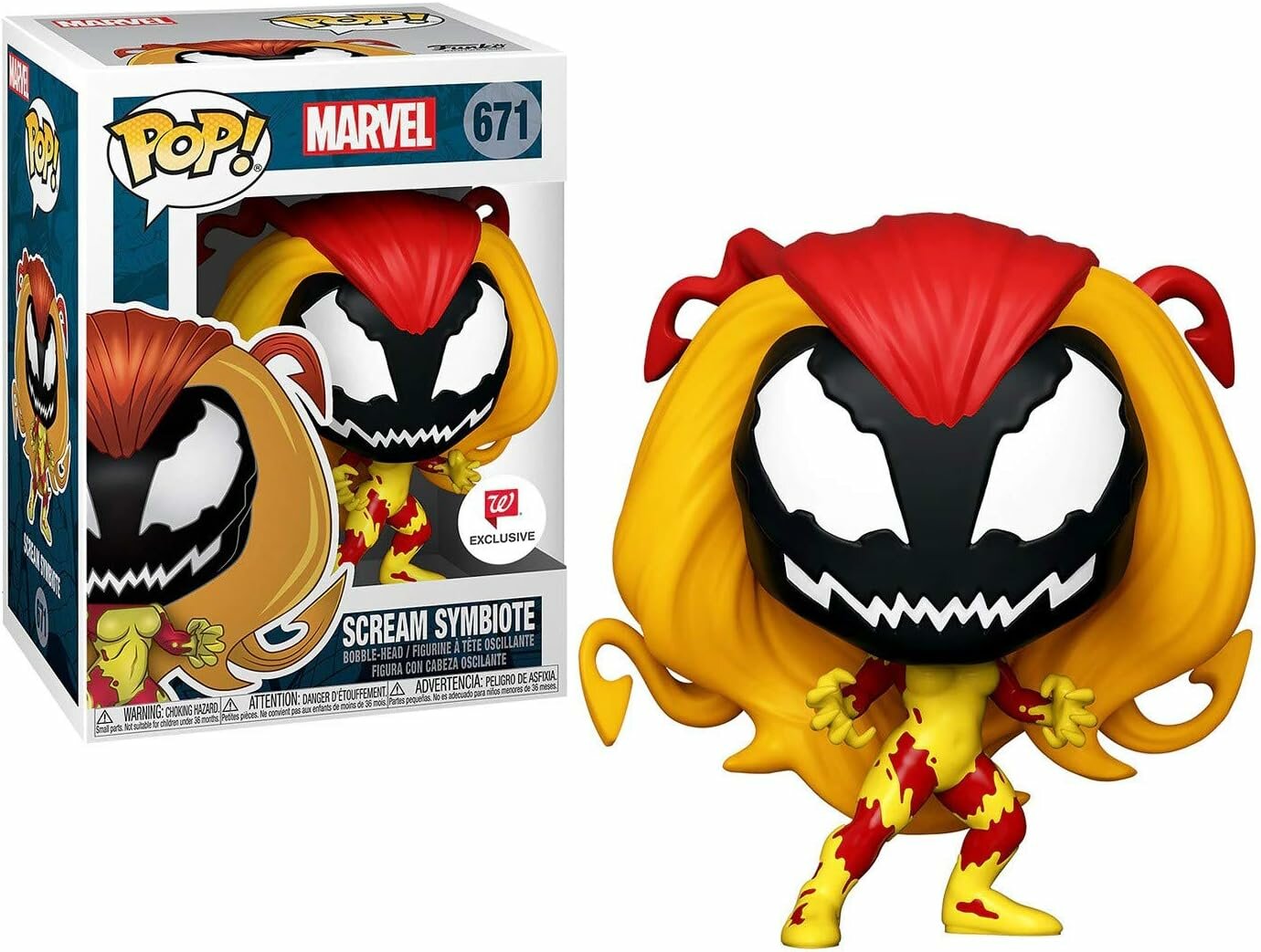 Funko POP! Marvel Scream Symbiote #671 Walgreens Exclusive, коллекционная фигурка