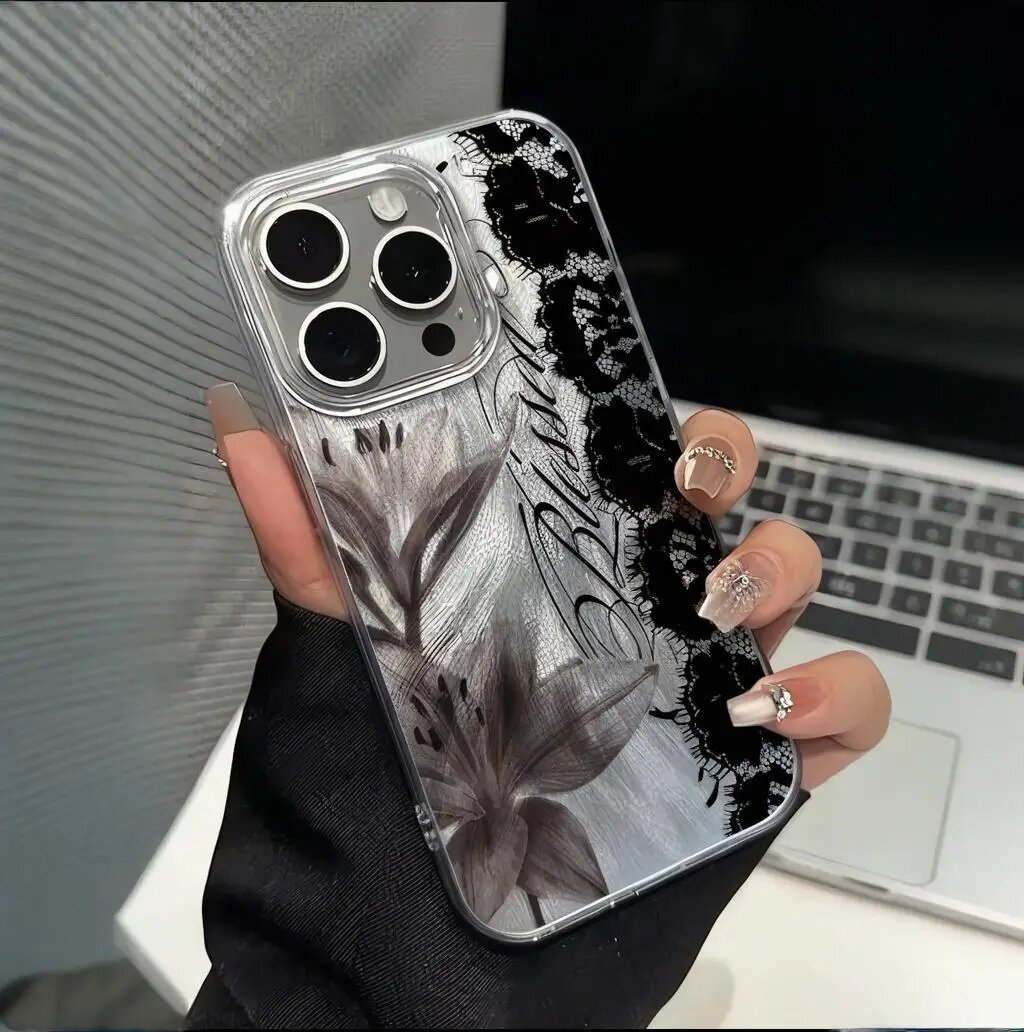 Чехол для Samsung Galaxy S25+ с цветочным принтом