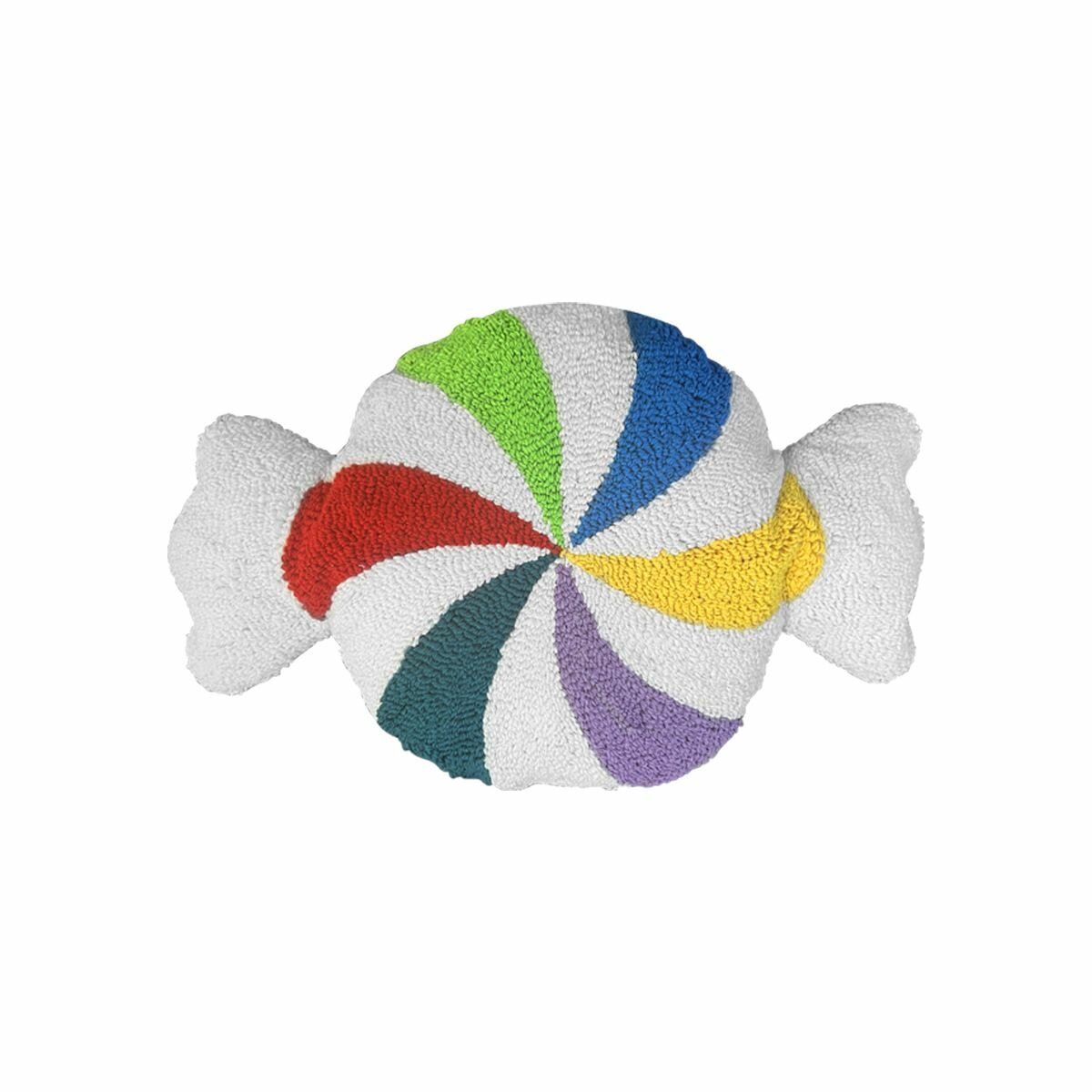 Подушка в форме конфеты, разноцветная, 30x50 см, с наполнителем