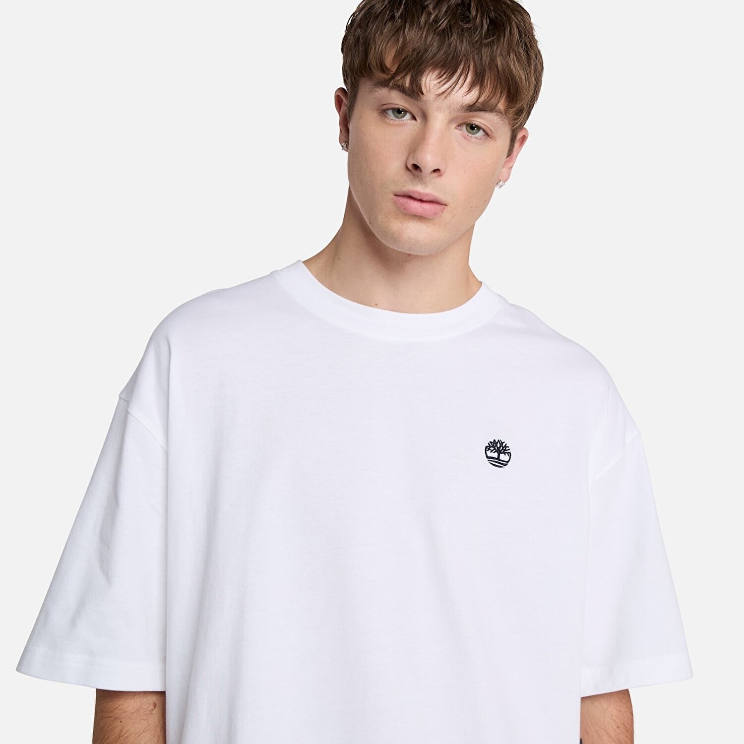 Футболка Timberland, размер M, белый — фото 1