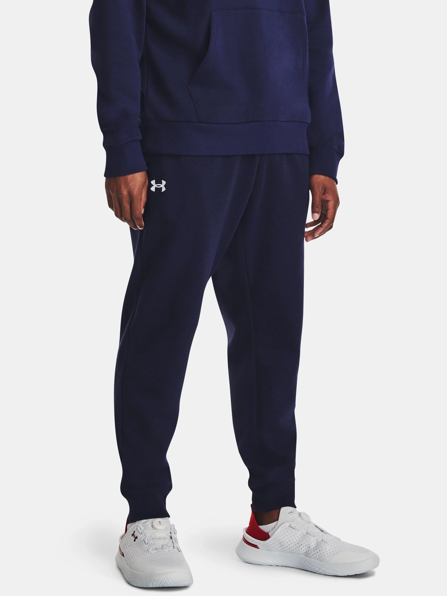 Брюки спортивные Under Armour Rival, размер S, темно-синий — фото 1