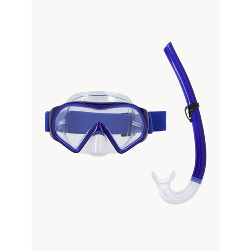 135882-3M one size Набор для плавания взросл: маска, трубка Adult snorkeling set: mask, snorkel синий р. one size