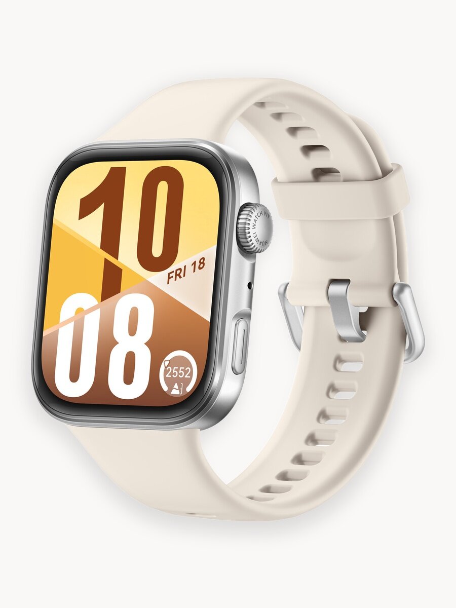 Смарт часы HUAWEI WATCH FIT 4 Белый, 43 мм, фторэластомеровый ремешок