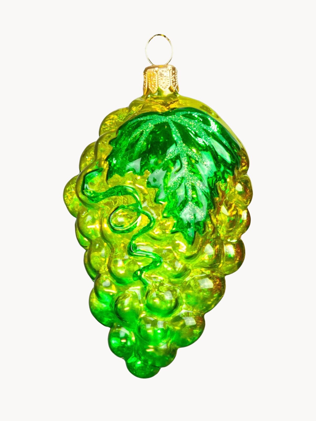 Елочное украшение фигурка "Виноградная гроздь", цвет зелёный