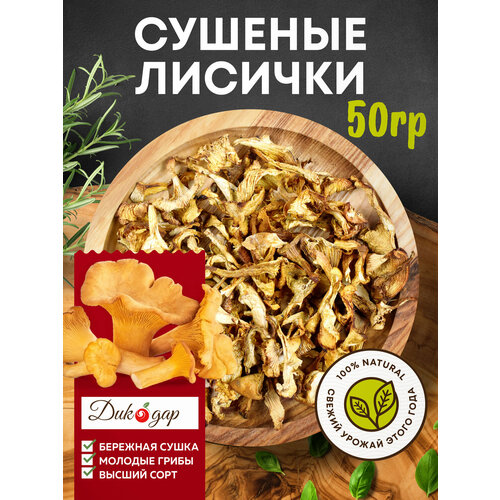 фото Сушеные лисички 50 гр дикодар