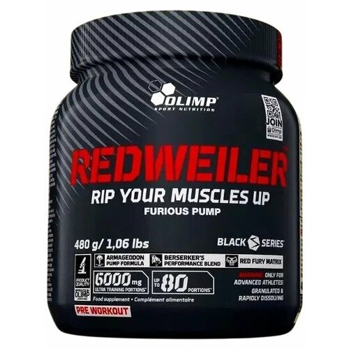 Предтренировочный комплекс Olimp Sport Nutrition RedWeiler апельсин 480 г 1 шт.