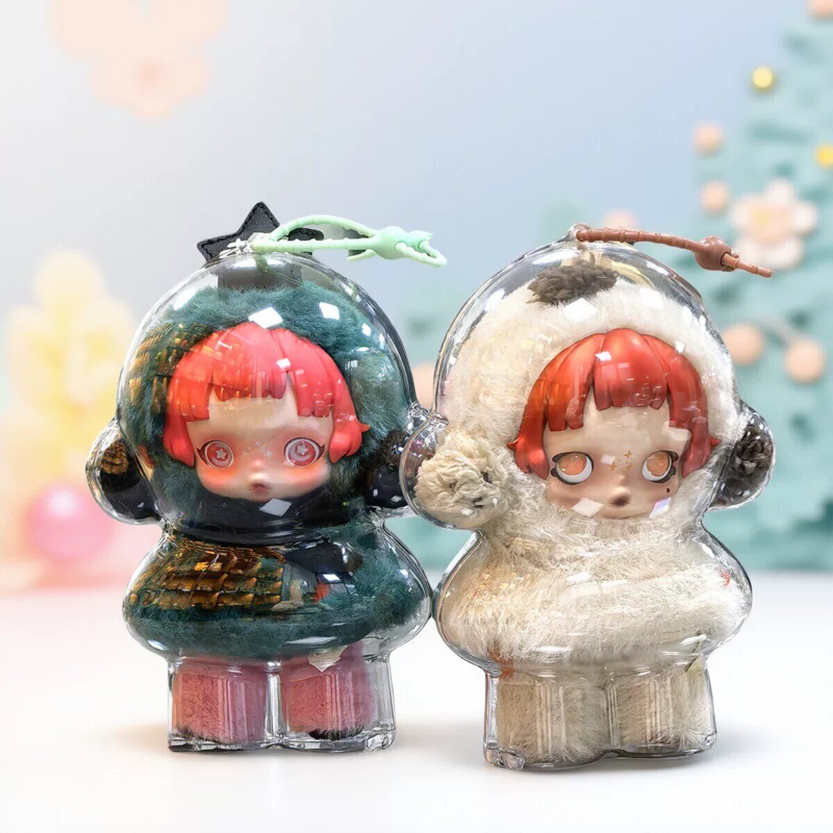 Универсальный прозрачный жесткий чехол для серии Winter Melody Collection Labubu THE MONSTERS 4.0, премиум защита