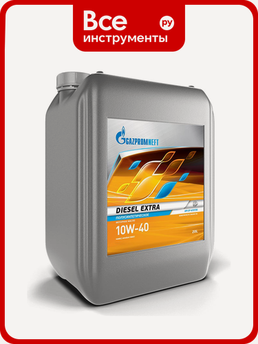 Изображение товара Масло, Diesel, Diesel Extra 10W-40 20л Gazpromneft 253141976, защиты двигателя в экстремальных
