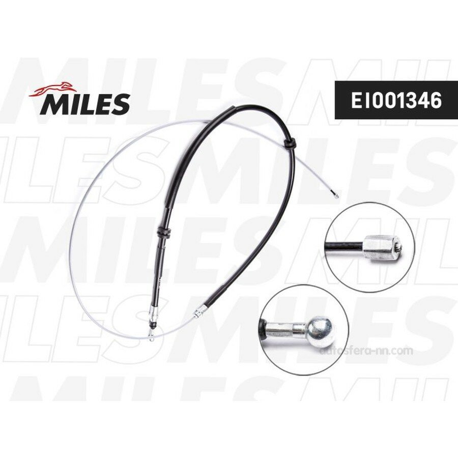 MILES EI001346 Трос стояночного тормоза KANGOO (III) EI001346