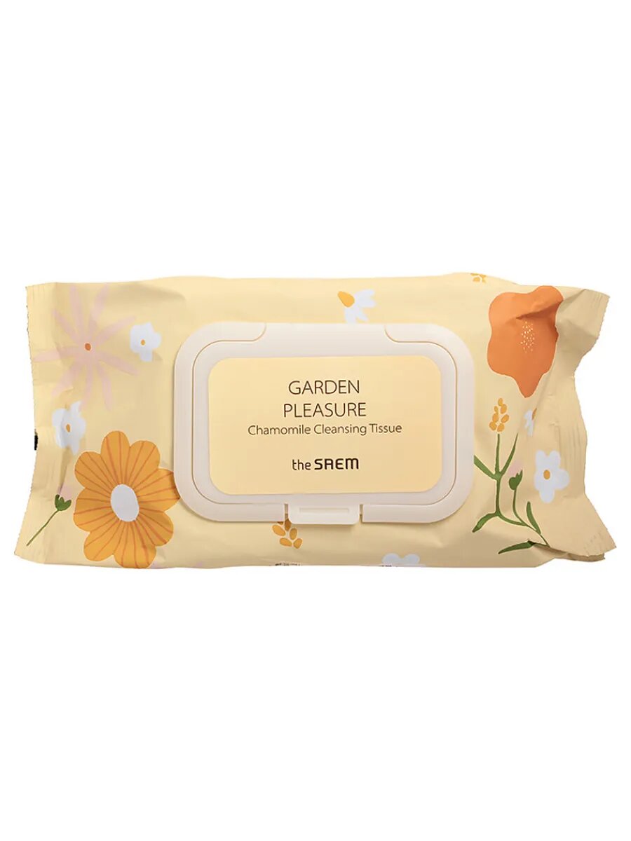 Салфетки косметические влажные Chamomile 100шт