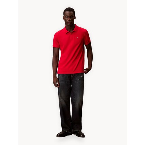 фото Поло calvin klein jeans cotton pique classic, 1 шт., размер s, красный
