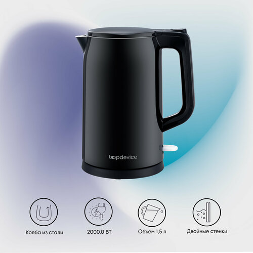 Электрический чайник Topdevice EK2 TDSEK002_BK 2000 Вт 1999₽