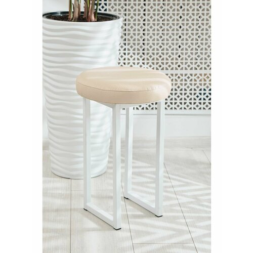 Стул косметолога б/н крокодил бежевый