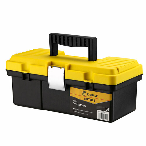 Ящик для инструментов DEKO DKTB23 (30х16х13см) с органайзером ящик для инструментов deko dktb28 45х23х20см черно желтый