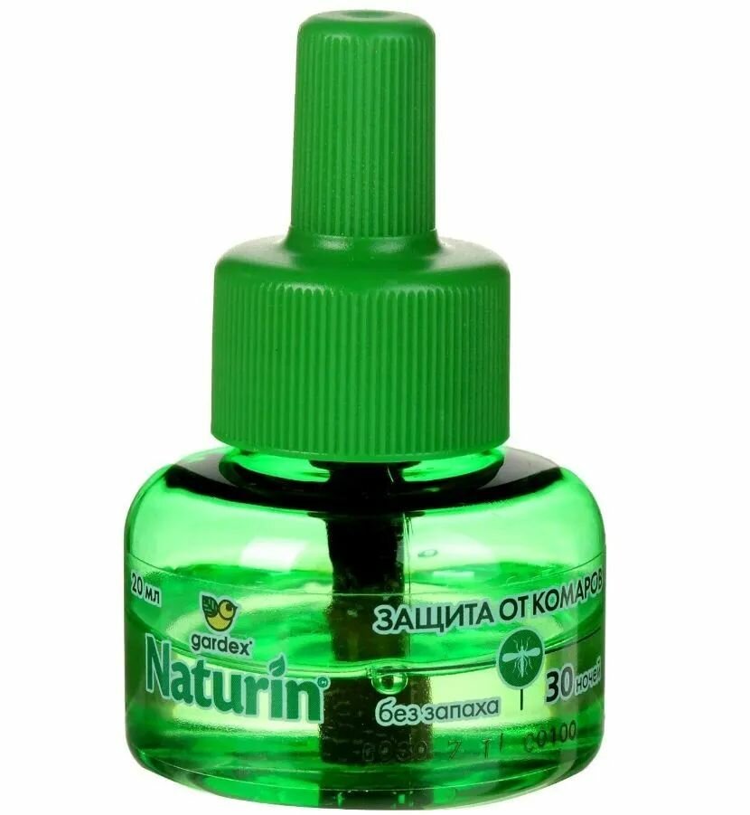Gardex Naturin Жидкость от комаров без запаха для фумигатора, 30 ночей
