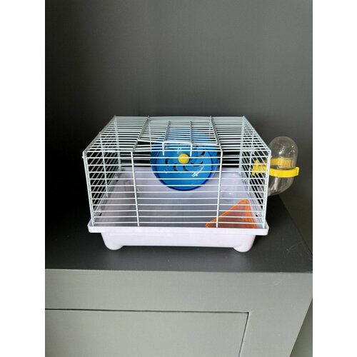 Клетка для грызунов 225х17х16 см ручка поилка кормушка колесо белый 712₽