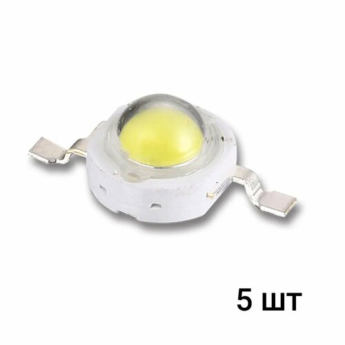 Светодиодный модуль светодиод мощный COB матрица GSMIN 3Вт 4000-4500К 5 штук 275₽