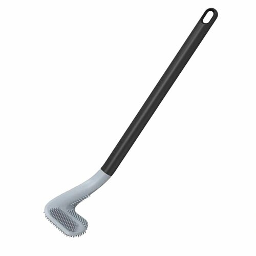 Ершик для унитаза силиконовый Ridberg Easy Clean (Black)