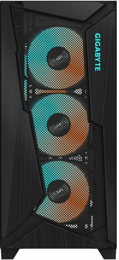 Корпус Gigabyte Корпус Gigabyte C301G черный без БП ATX 4x120mm 4x140mm 2xUSB3.0 audio bott PSU — фото 1