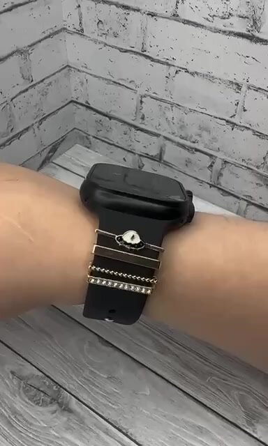 Подвески для ремешка Apple Watch/украшение для Apple Watch/силиконовый ремешок Apple Watch/шармы для ремешка Apple Watch/шармы для часов №78 — фото 1