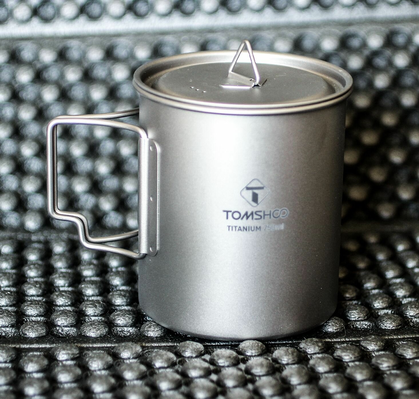 Кружка туристическая Tomshoo, титановая, 750 мл