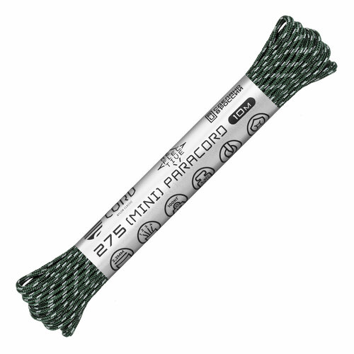 Паракорд 275 (мини) CORD nylon 10м RUS световозвращающий (hunter)