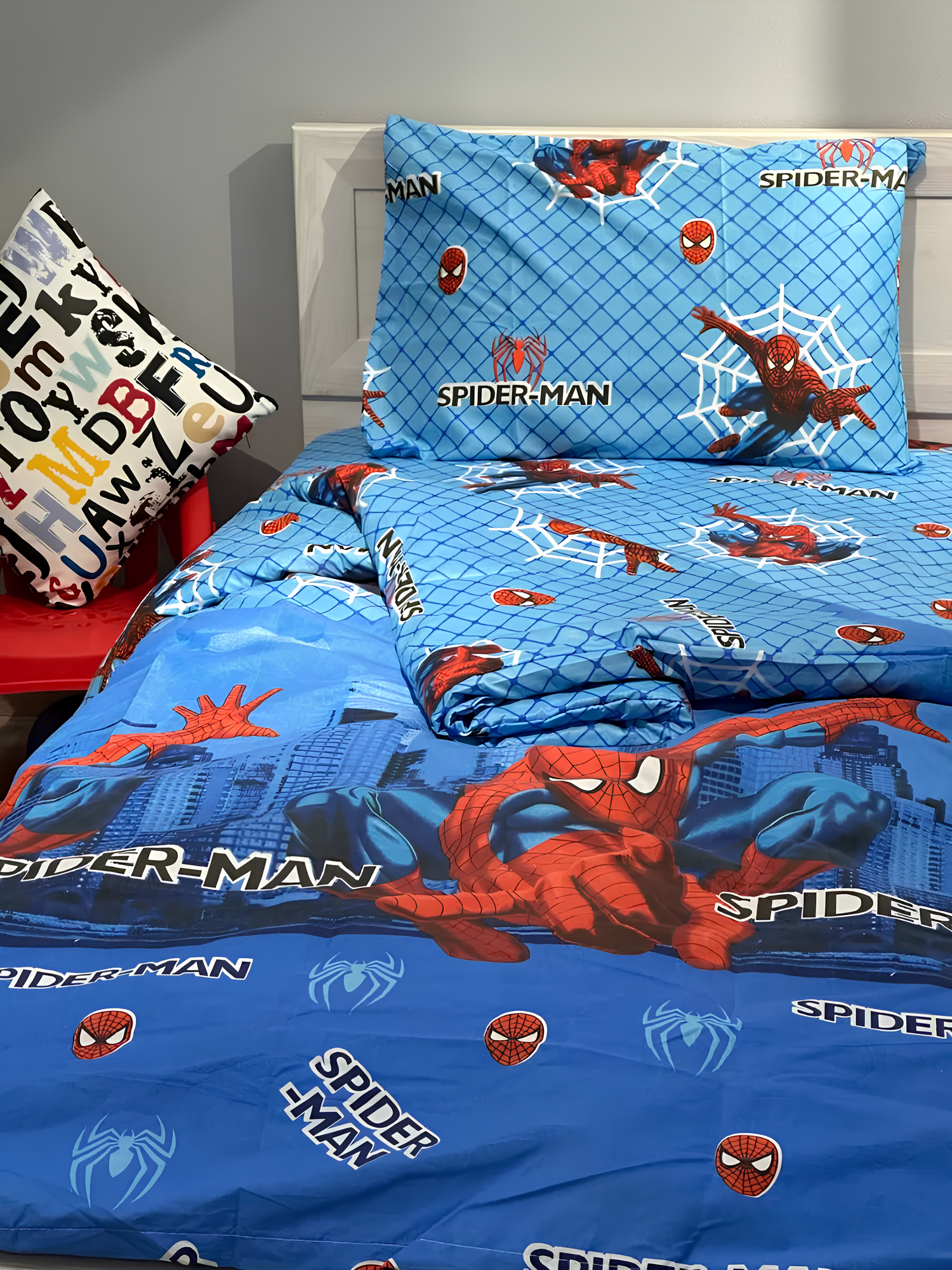 Детское постельное белье, односпальное, эко бамбук, простынь, пододеяльник, наволочка — фото 1