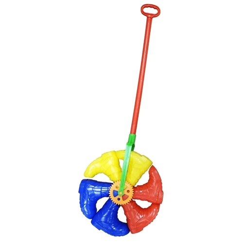 фото Каталка-игрушка green plast топ-топ (кт01) красный/желтый/синий