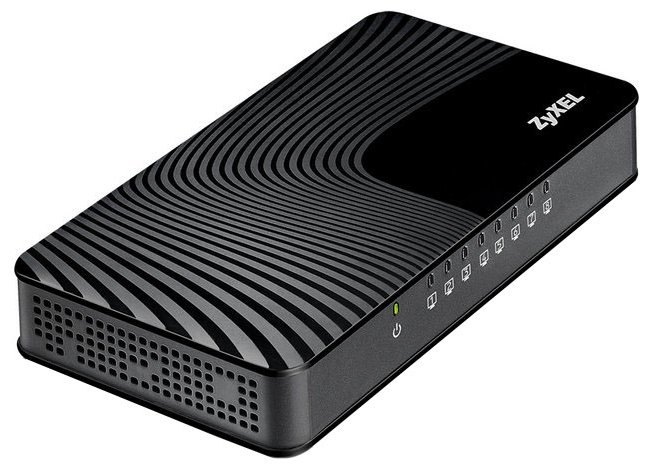 Коммутатор неуправляемый ZYXEL GS-108SV2-EU0101F 8 портов Gigabit Ethernet с приоритетными портами