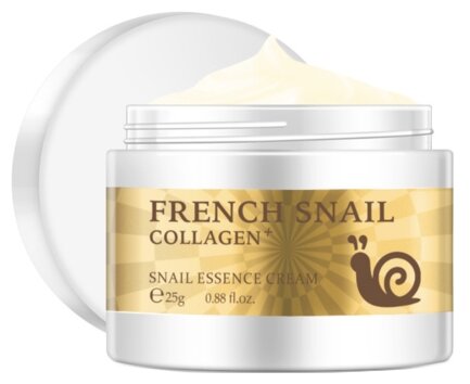 LAIKOU French Snail Collagen Крем для лица с муцином улитки и коллагеном, 25 г