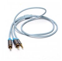 Кабель Vention Jack 3.5 mm - 2xRCA (P550AC-S) 3 м серый