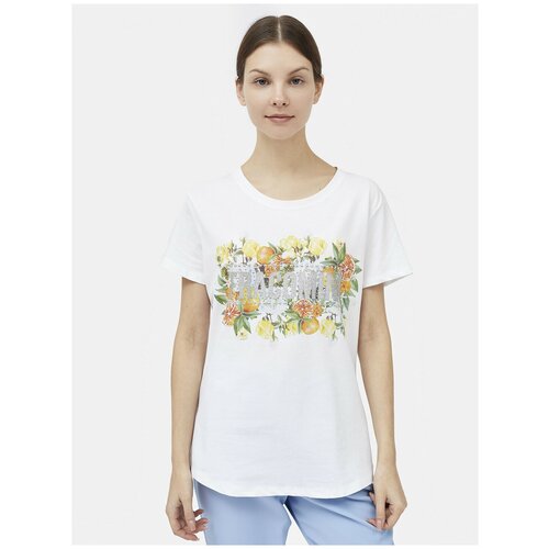 Футболка Fracomina, размер 38, белый