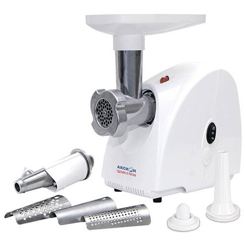 Эл мясорубка аксион М3104 пр-во Россия 1500Вт реверс шнековая соковыжималка 1859000₽