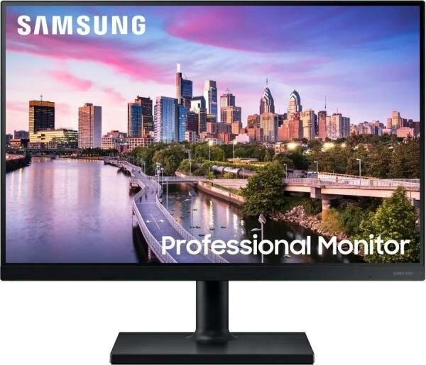 Монитор Samsung 24 F24T450GY черный IPS LED 16:10 DVI HDMI M/M матовая HAS Piv 250cd 178гр/178гр 1920x1200 DP FHD USB 5.5кг (RUS)