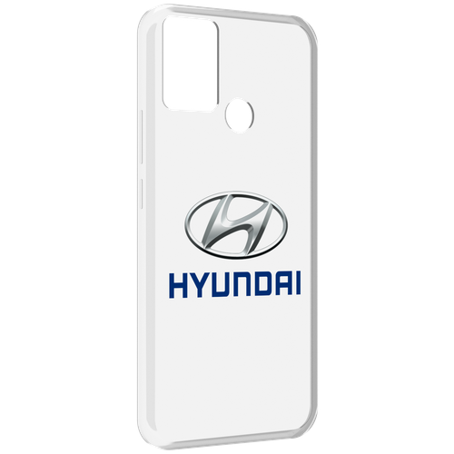 Чехол MyPads hyundai-4 мужской для Infinix Hot 11 Play задняя-панель-накладка-бампер