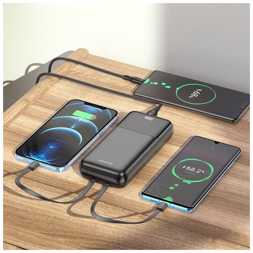 Повербанк Borofone 20000 mAh Внешний аккумулятор BJ22A Черный 311700₽