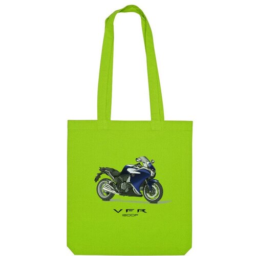 сумка мотоцикл белый Сумка шоппер Us Basic, зеленый