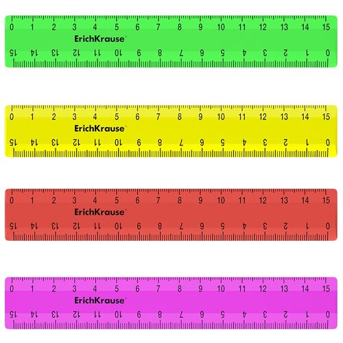 ErichKrause Линейка Neon Solid 15 см, 50573, микс erichkrause линейка neon solid 15 см 50573 микс