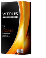 Презервативы VITALIS Ribbed 12 шт.