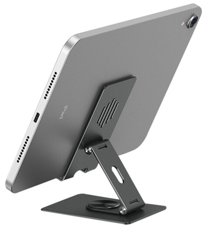 Подставка для планшета поворотная WiWU ZM106 Desktop Rotation Stand For Tablet up to 129 inch Space Gray