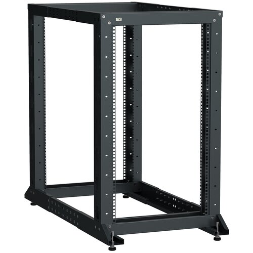 Стойка двухрамная ITK Linea LF05-24U61-2GM 24U 600ммX1000мм 700кг черный 25357₽