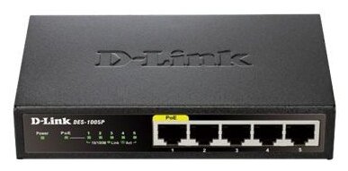 Коммутатор D-Link DES-1005P