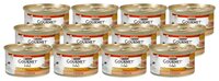 Корм для кошек Gourmet (0.085 кг) 12 шт. Gold Нежная начинка с лососем 0.085 кг 12