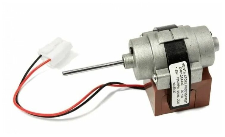 Вентилятор Daewoo, Bosch 12-13V, 1.5W, 1850Rpm. D4612AAA20 (шток -3,15мм, L-38мм)