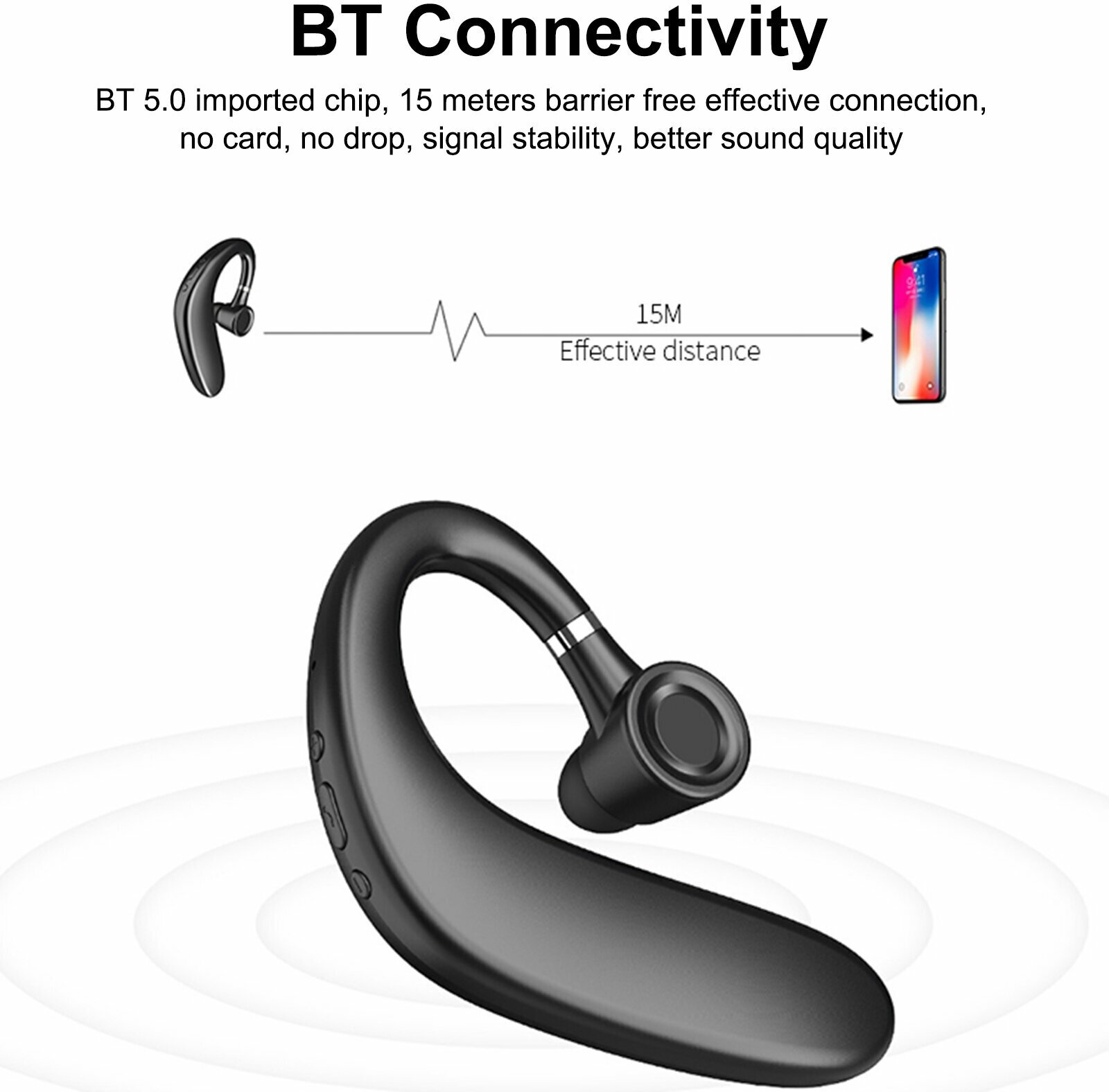 Bluetooth наушники, S109, шумоподавление