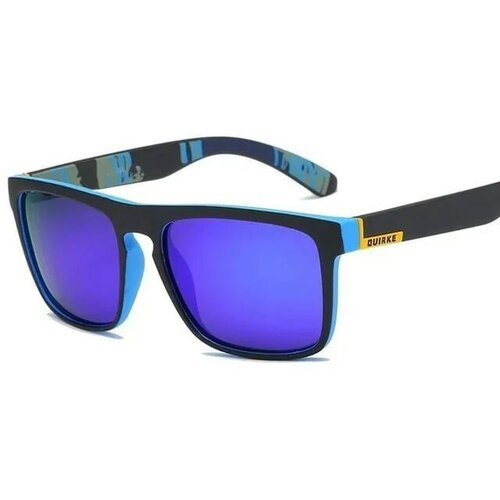 Солнцезащитные очки QUISVIKER 249, черный, синий брендовые поляризованные солнцезащитные очки world black 2023