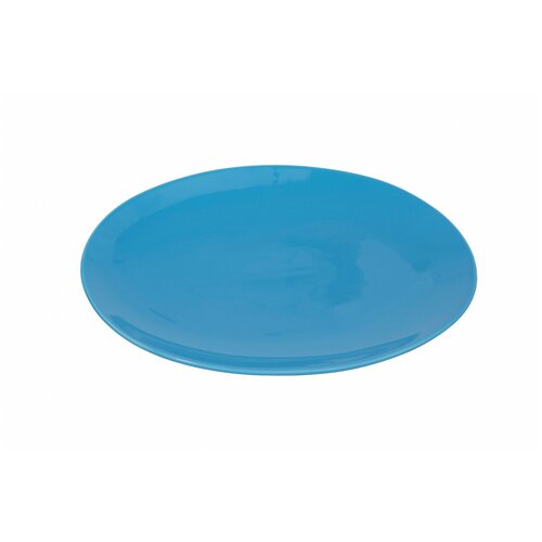 Тарелка овальная Coupe 30 см., фарфор,цвет голубой, Lantana, SandStone