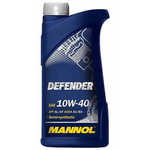 фото Полусинтетическое моторное масло mannol defender 10w-40, 4 л