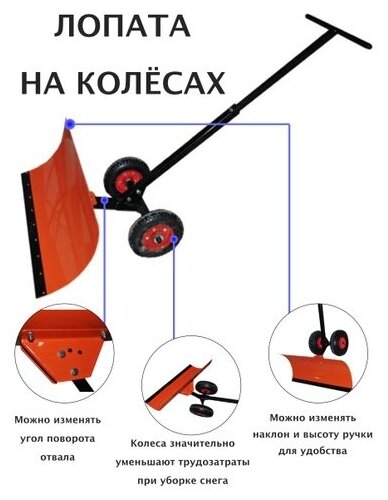 Лопата на колёсах - фотография № 8